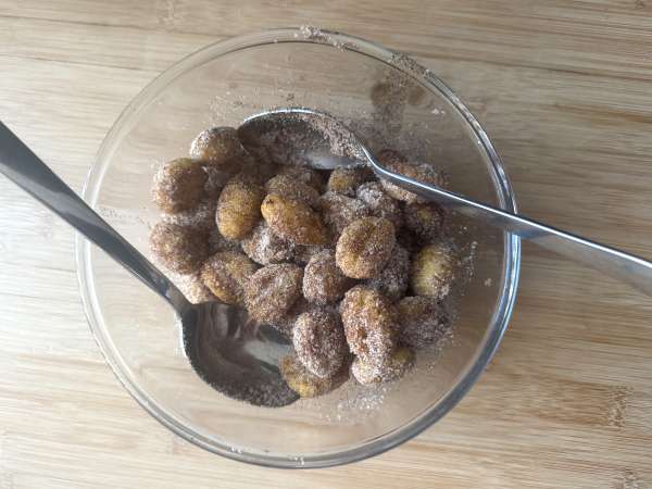 Gnocchi dengan airfryer: resep hidangan penutup kayu manis untuk dinikmati! - Persiapan langkah 4