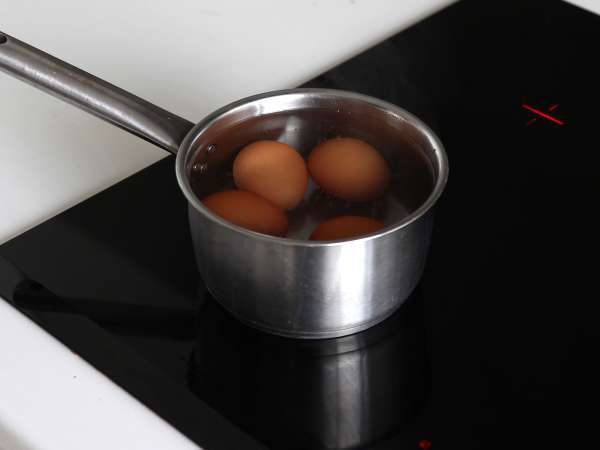 Mayak Gyeran - Telur yang diasinkan dengan bumbu Korea - Persiapan langkah 1