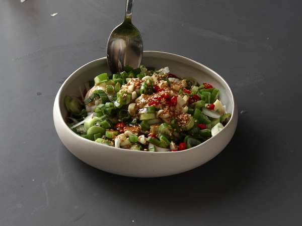 Mayak Gyeran - Telur yang diasinkan dengan bumbu Korea - Persiapan langkah 5