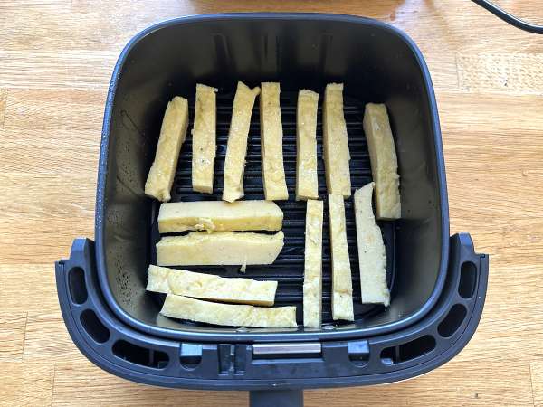 Polenta yang digoreng dengan Air Fryer: renyah, sehat, dan bebas gluten - Persiapan langkah 6