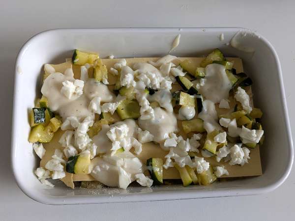 Lasagna cukini yang lembut: resep vegetarian terbaik untuk dicoba! - Persiapan langkah 7