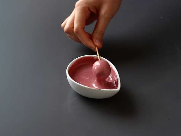 Gigitan raspberry, cokelat putih, dan cokelat ruby ala Franui - Persiapan langkah 4