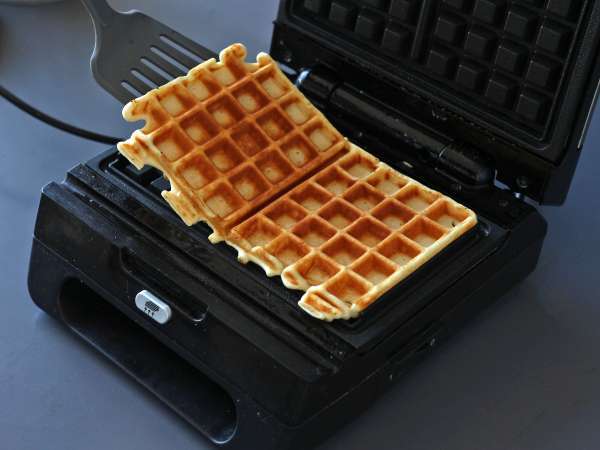 Wafel protein super dengan whey - Persiapan langkah 5