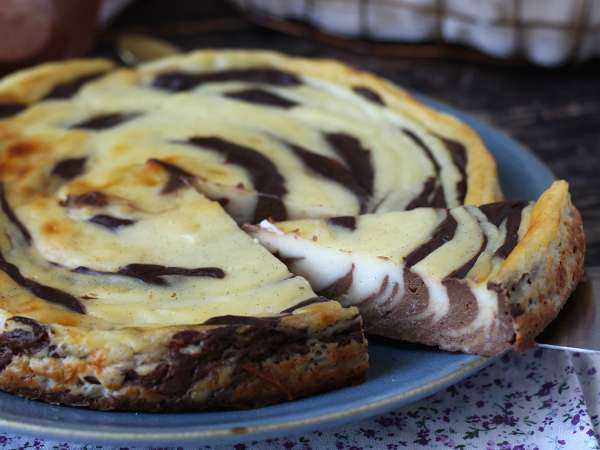 Flan marmer tanpa pastry, sangat mudah dibuat untuk efek wow yang dijamin - Persiapan langkah 10