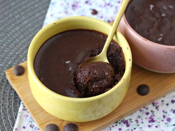 Mousse cokelat yang sempurna, sangat lezat dengan sedikit rasa garam - Persiapan langkah 6