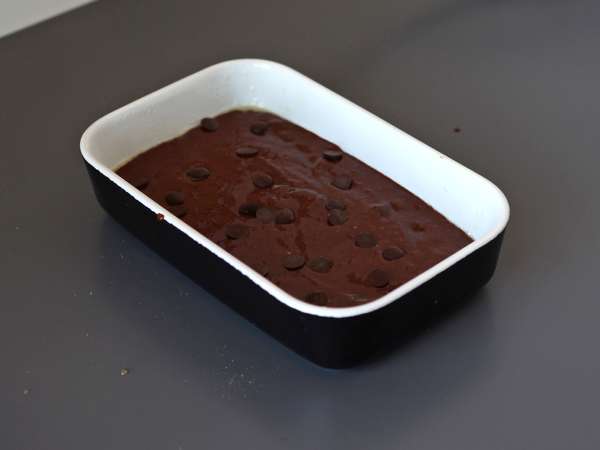 Brownies berprotein dengan whey, bebas gluten alami - Persiapan langkah 4