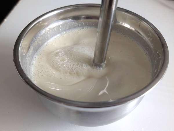Puding whey protein super tinggi, cepat dibuat! - Persiapan langkah 2