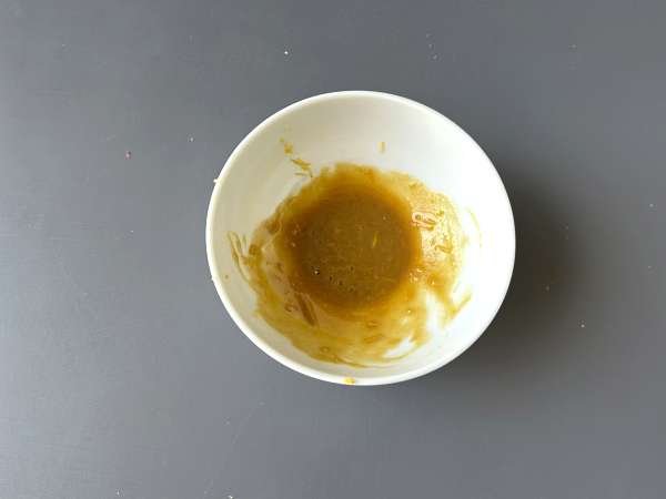 Salmon dalam kerak pistachio - Persiapan langkah 2