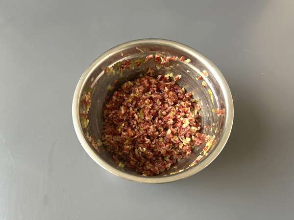 Tartar de fuet: versi ekspres dari steak tartar klasik - Persiapan langkah 4