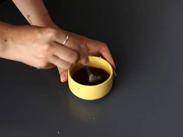 Salad nasi renyah salmon yang renyah dan pedas! - Persiapan langkah 5