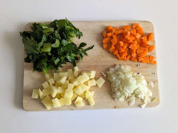 Pasta e fagioli alla veneta: Resep nenek yang lembut dan lezat - Persiapan langkah 2