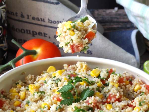 Salad quinoa dengan rasa tabbouleh: Menyegarkan dan bahkan lebih sehat - Persiapan langkah 5