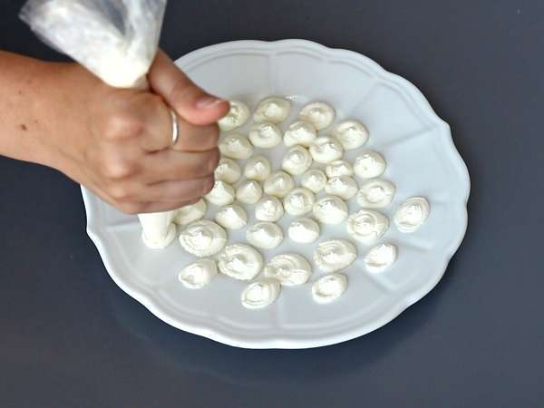 Olesan minuman beralkohol salmon asap - Persiapan langkah 2