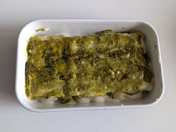 Pesto cannelloni au gratin yang creamy: resep yang mudah dan lezat - Persiapan langkah 7