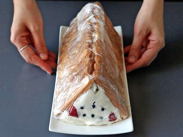 Anda tidak memerlukan cetakan untuk membuat log buah merah ini! - Persiapan langkah 7