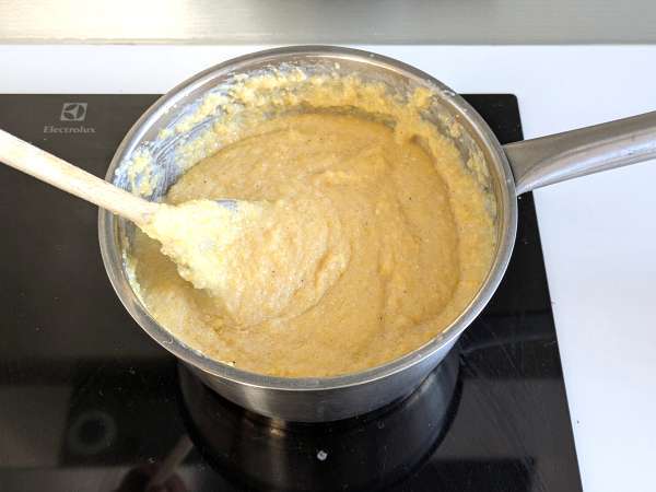 Polenta krim yang sempurna: resep mudah untuk hidangan yang lembut dan lezat - Persiapan langkah 3