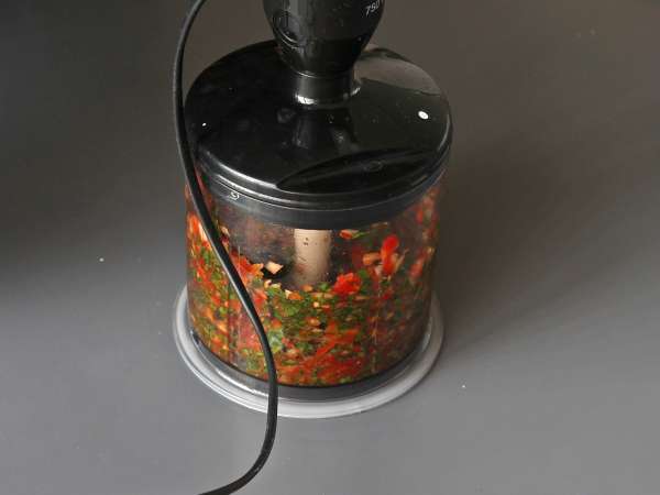 Tusuk sate kebab lavash dengan tortilla, mudah dimasak di dalam airfryer! - Persiapan langkah 2