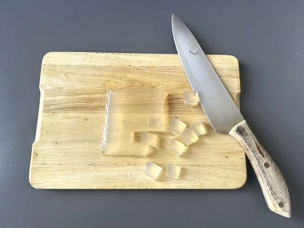 Mangga sagu, hidangan penutup Asia dengan tapioka dan mangga yang menaklukkan dengan kesederhanaannya. - Persiapan langkah 3