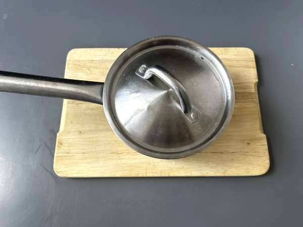 Mangga sagu, hidangan penutup Asia dengan tapioka dan mangga yang menaklukkan dengan kesederhanaannya. - Persiapan langkah 5