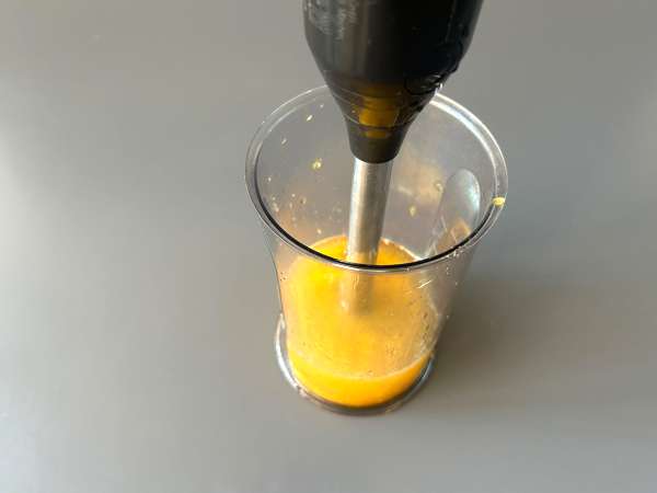 Mangga sagu, hidangan penutup Asia dengan tapioka dan mangga yang menaklukkan dengan kesederhanaannya. - Persiapan langkah 7