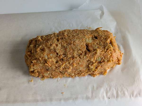 Meatloaf labu dengan jamur dan keju scamorza berserabut: resep panggang yang enak dan mudah - Persiapan langkah 10