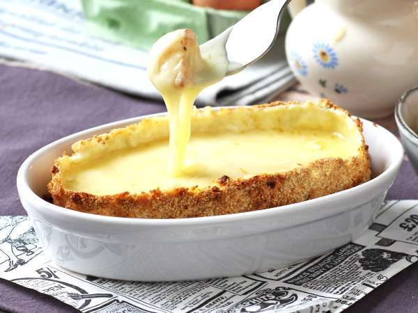 Caprice dilapisi tepung roti para dewa dengan kentang penggorengan - Persiapan langkah 7