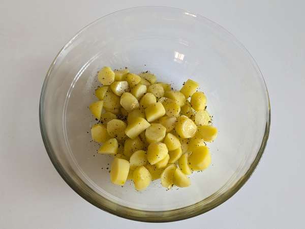 Kentang cacio e pepe panggang yang lembut: hidangan pendamping mudah yang membuat semua orang tergila-gila! - Persiapan langkah 4