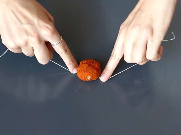 Selai keju minuman beralkohol dalam bentuk labu, sempurna untuk Halloween! - Persiapan langkah 5