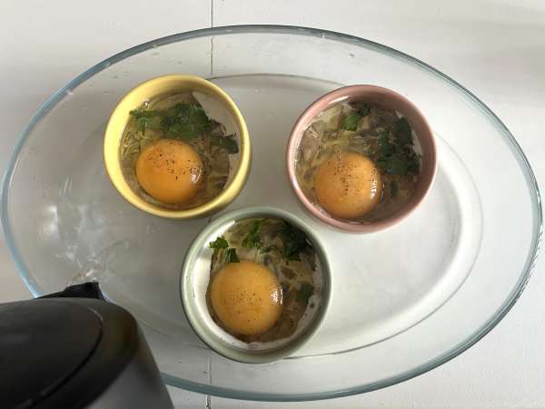 Telur Creme dengan Jamur: resep yang cepat dan sangat nyaman! - Persiapan langkah 9