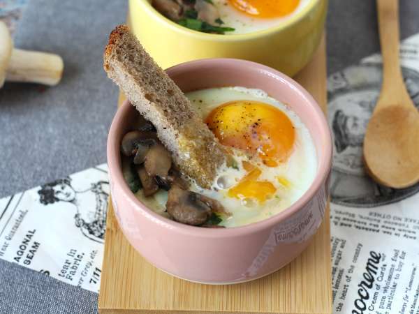 Telur Creme dengan Jamur: resep yang cepat dan sangat nyaman! - Persiapan langkah 11