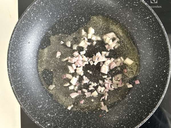 Gratin kentang dengan jamur - Persiapan langkah 4