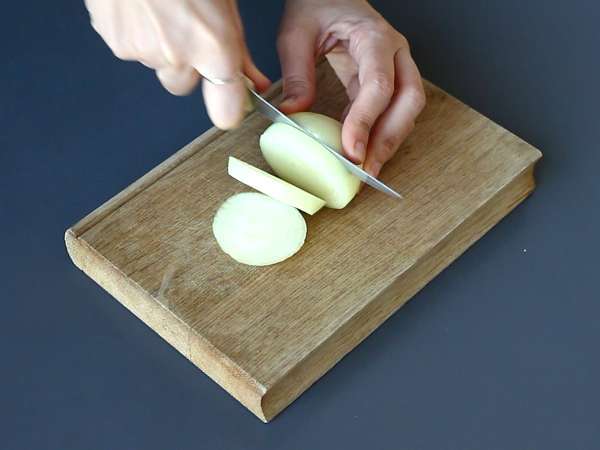Tartlet bawang tatin - Persiapan langkah 1
