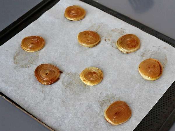 Tartlet bawang tatin - Persiapan langkah 6