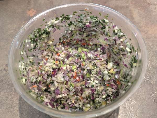 Ikan kod India Barat - Persiapan langkah 2