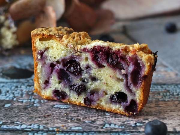 Blueberry crumble cake: kue yang memadukan fondant, kelembutan, dan kerenyahan! - Persiapan langkah 9