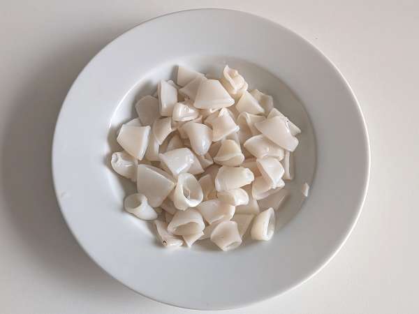 Saus cumi: bumbu yang sempurna untuk pasta - Persiapan langkah 1