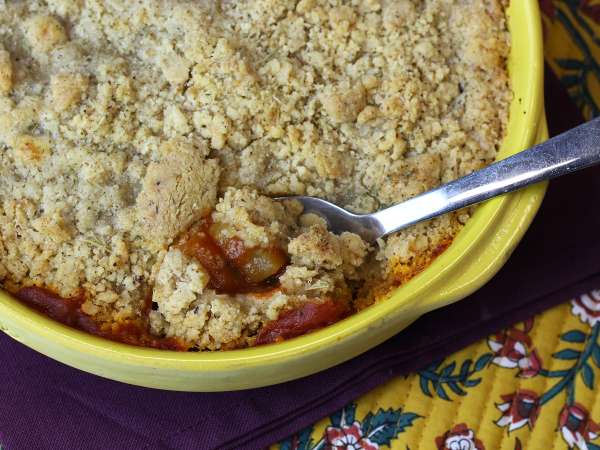 Ratatouille crumble, hidangan cepat dan mudah yang akan Anda sukai! - Persiapan langkah 7