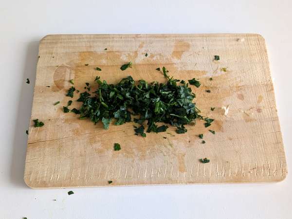 Bakso lembut dalam penggorengan udara: resep cepat dan mudah dengan daging sapi - Persiapan langkah 2