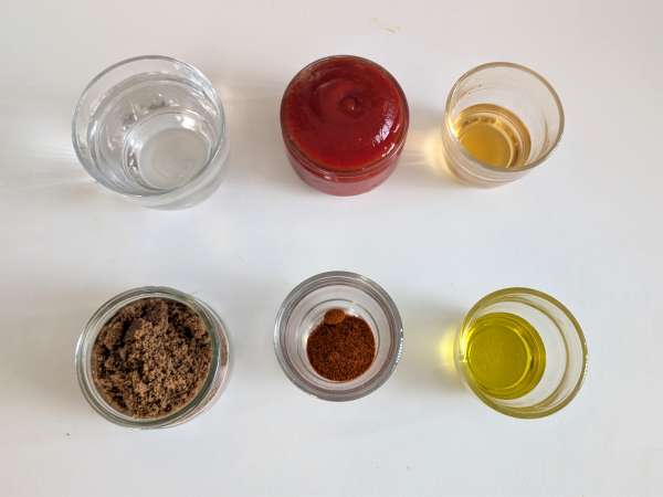 Bakso dalam penggorengan udara dengan saus barbekyu asam manis: resep yang mudah dan enak - Persiapan langkah 1