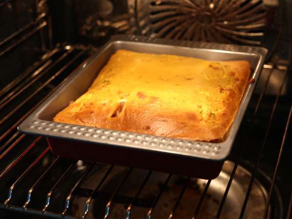 Brownies ham dan feta yang gurih dengan labu: resep yang sempurna untuk mendaur ulang sup! - Persiapan langkah 4