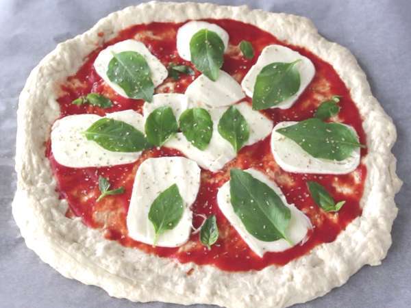 Pizza Margherita yang lembab - Persiapan langkah 9