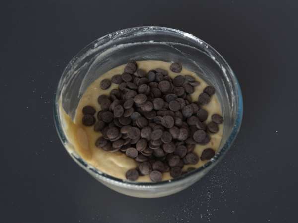 Muffin pisang dan chocolate chip ekstra gourmet - Persiapan langkah 5