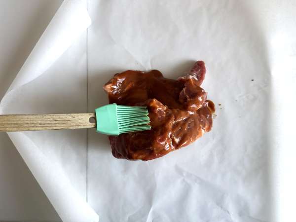 Daging babi yang ditarik di dalam penggorengan udara - Persiapan langkah 3