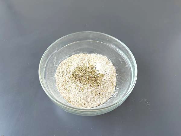 Gressin buatan sendiri dengan penggorengan udara - Persiapan langkah 1