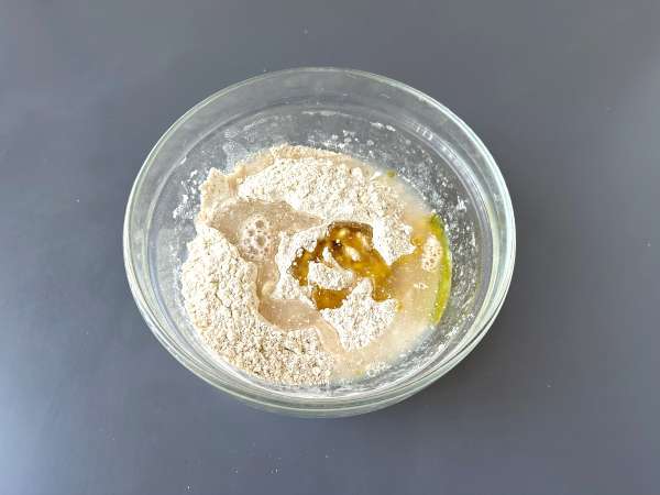 Gressin buatan sendiri dengan penggorengan udara - Persiapan langkah 2