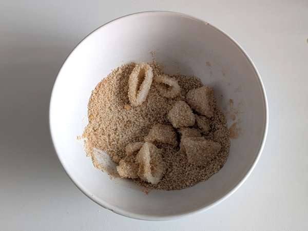 Cincin cumi dalam penggorengan udara renyah dan ringan - Persiapan langkah 5