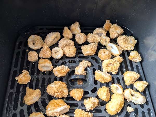 Cincin cumi dalam penggorengan udara renyah dan ringan - Persiapan langkah 7