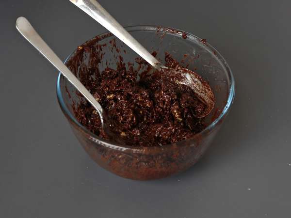 Cokelat Pringles dalam Mawar Pasir - Persiapan langkah 3