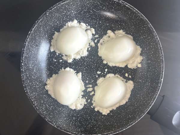 Telur feta renyah: resep yang sangat sederhana dan sedang tren - Persiapan langkah 5