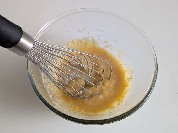 Courgette Carbonara: resep vegetarian yang mudah dibuat - Persiapan langkah 6
